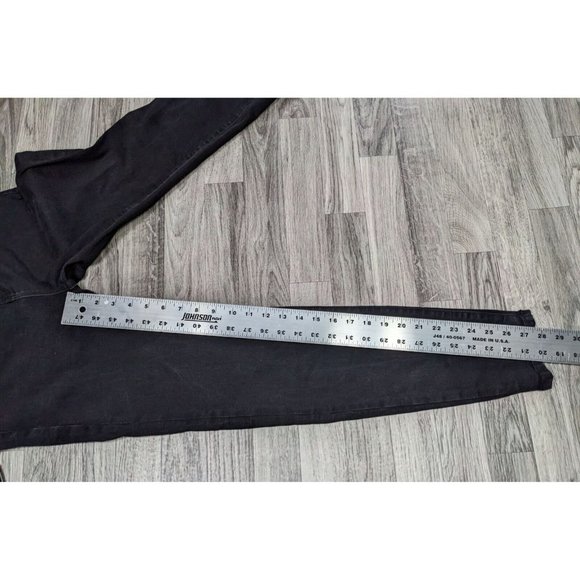 Liverpool Womens Size 8 / 29 Cropped Skinny Black Denim Jeans - Picture 9 of 11